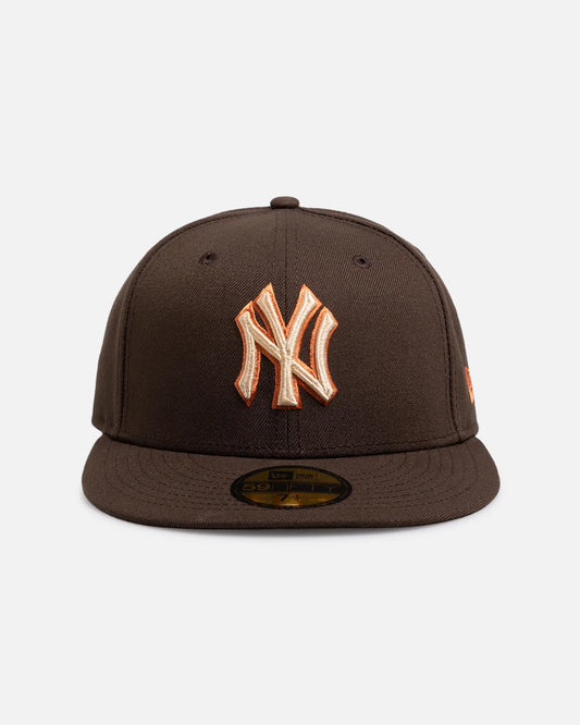 New Era New York Yankees 'Walnut' 59FIFTY Fitted Dark Brown