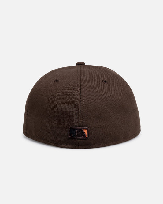 New Era Pittsburgh Pirates 'Walnut' 59FIFTY Fitted Dark Brown