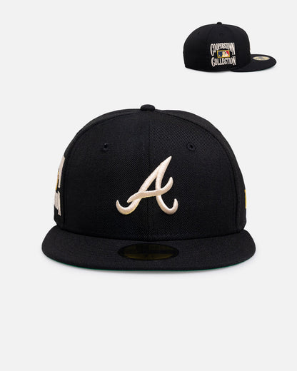 New Era Atlanta Braves 'Wool' 59FIFTY Fitted Black