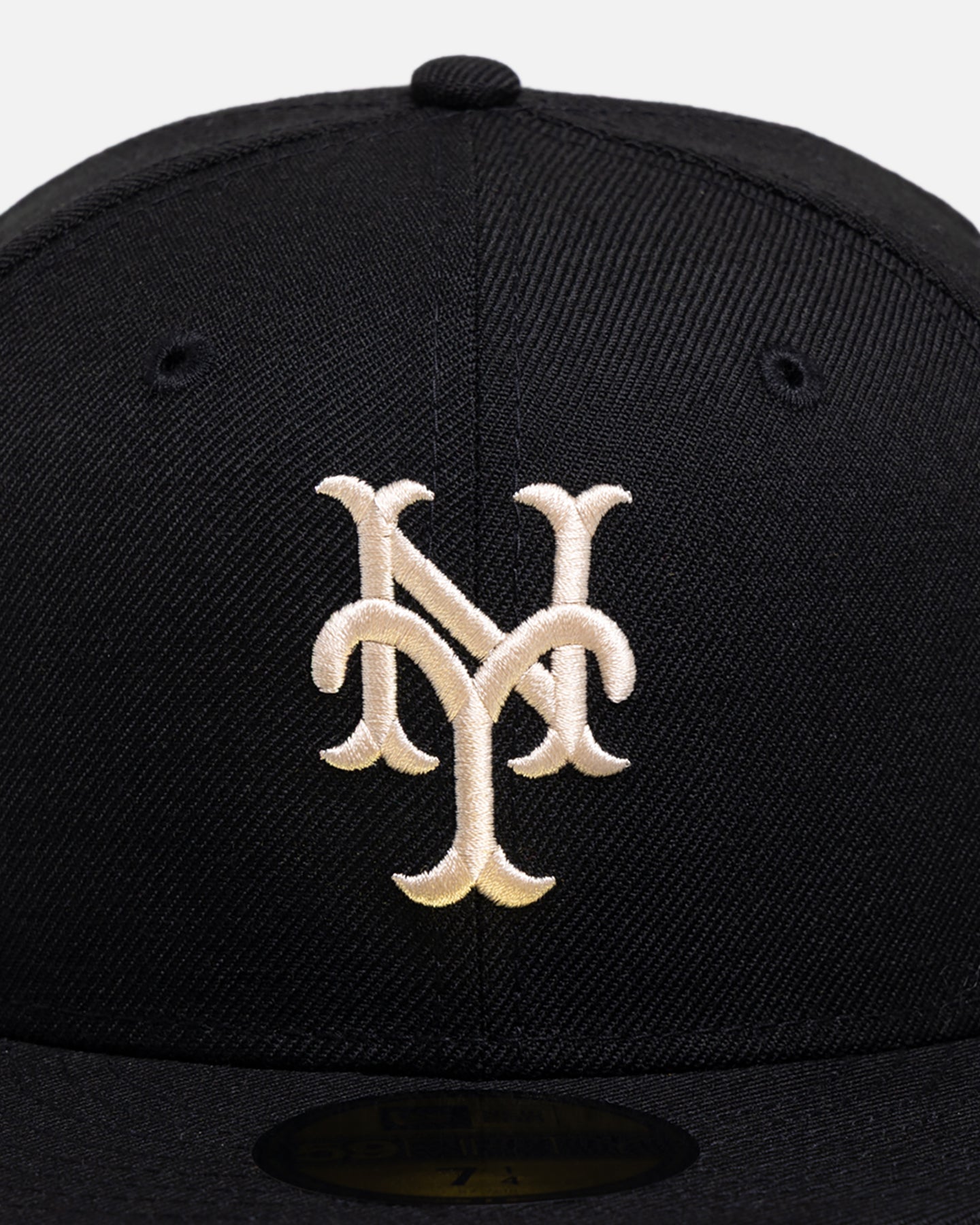 New Era New York Mets 'Wool' 59FIFTY Fitted Black