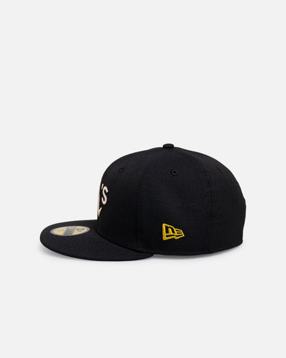 New Era Oakland Athletics 'Wool' 59FIFTY Fitted Black