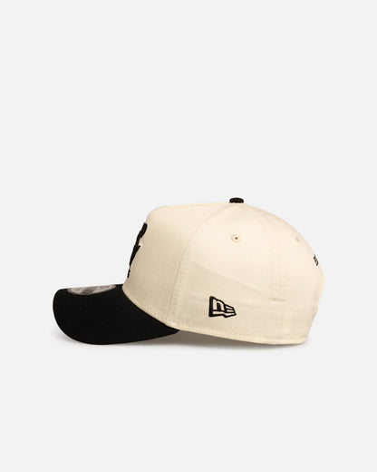 New Era Newcastle Knights 'Chrome Black' 9FORTY A-Frame Snapback White/Black