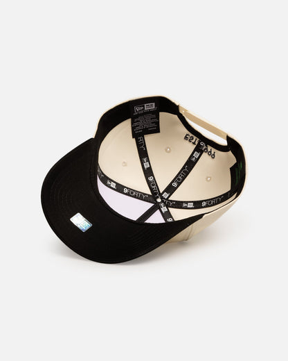 New Era St. George Illawarra Dragons 'Chrome Black' 9FORTY A-Frame Snapback White/Black