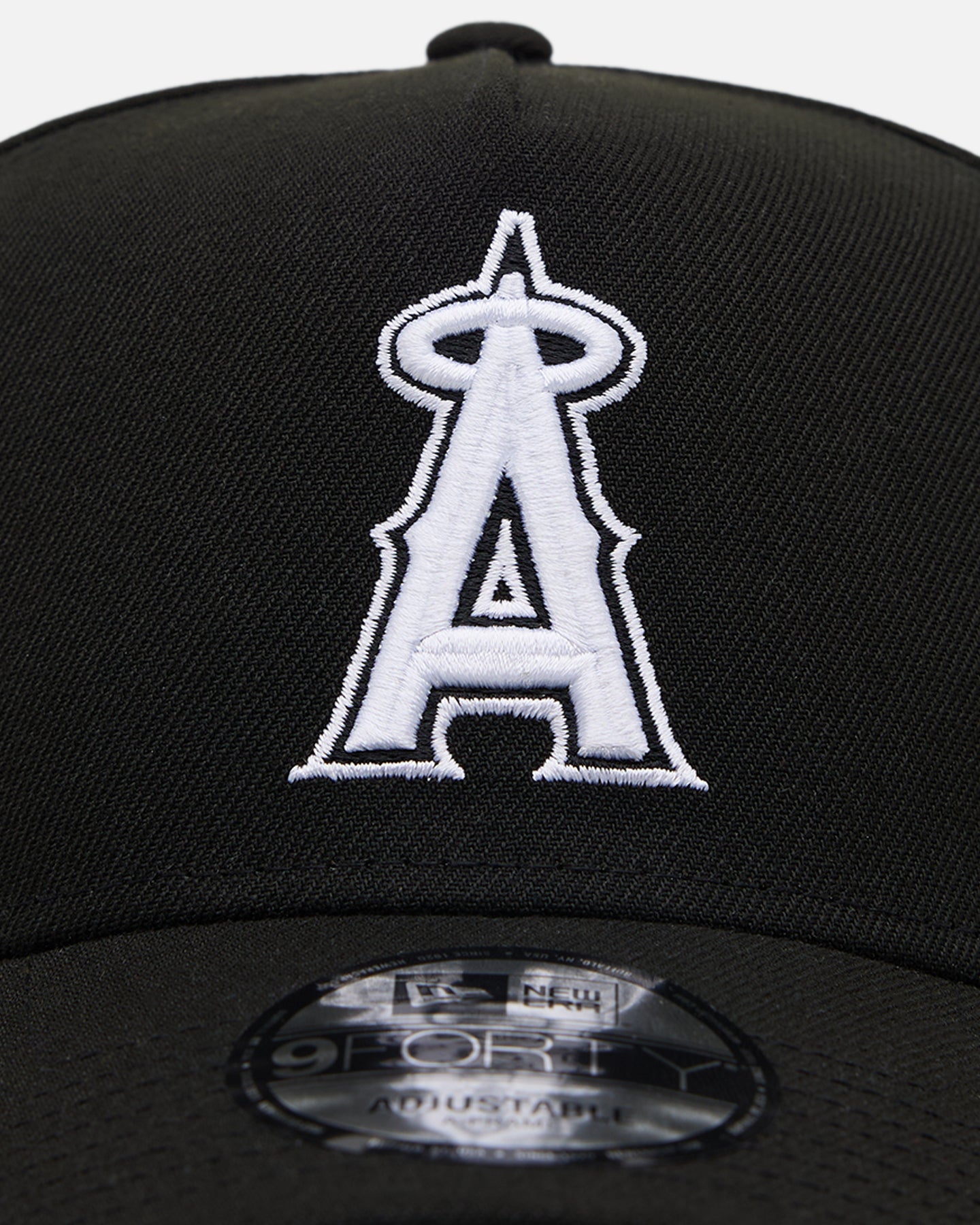 New Era Los Angeles Angels 'Black' 9FORTY A-Frame Snapback Black/White