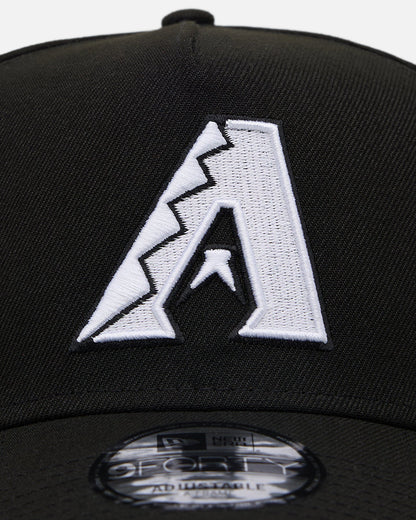 New Era Arizona Diamondbacks 'Black' 9FORTY A-Frame Snapback Black/White