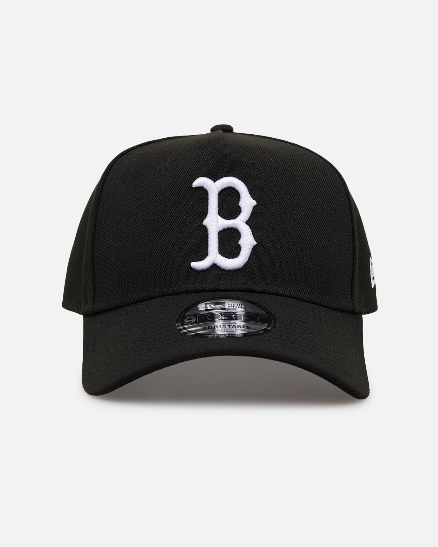 New Era Boston Red Sox 'Black' 9FORTY A-Frame Snapback Black/White