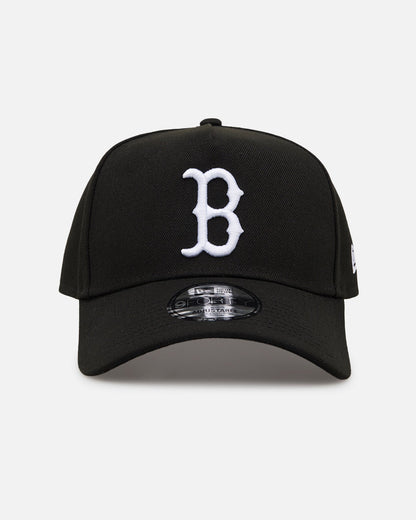 New Era Boston Red Sox 'Black' 9FORTY A-Frame Snapback Black/White