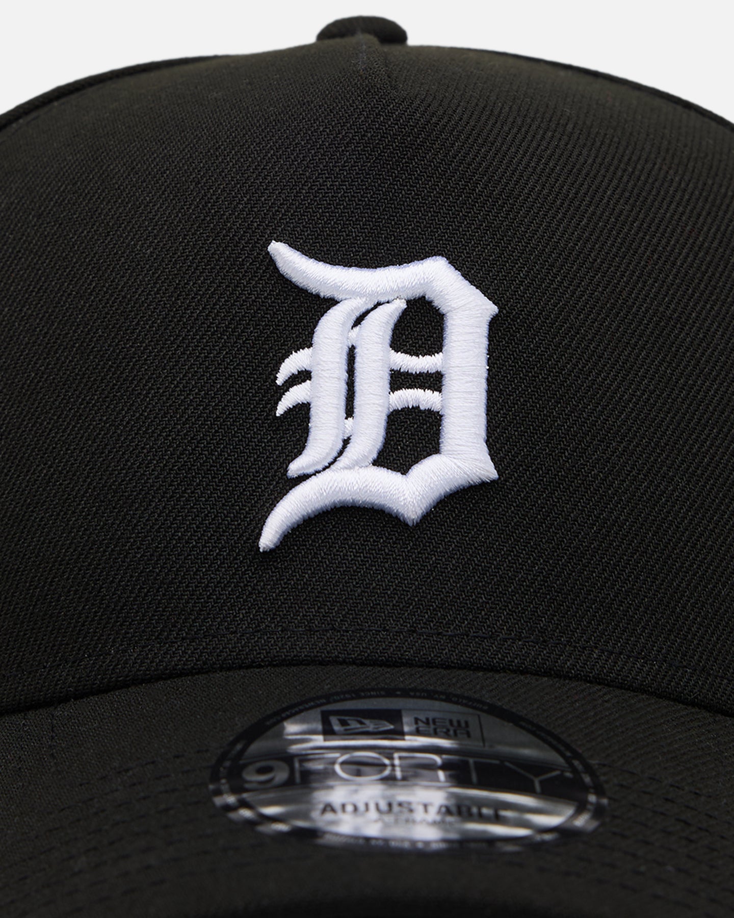New Era Detroit Tigers 'Black' 9FORTY A-Frame Snapback Black/White