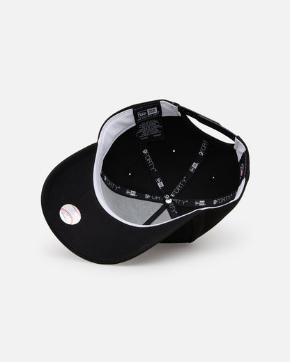 New Era New York Mets 'Black' 9FORTY A-Frame Snapback Black/White