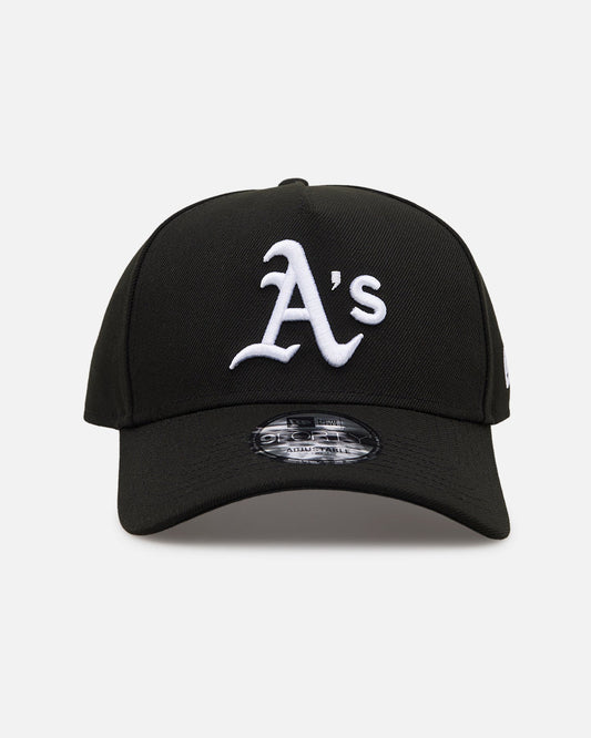 New Era Oakland Athletics 'Black' 9FORTY A-Frame Snapback Black/White