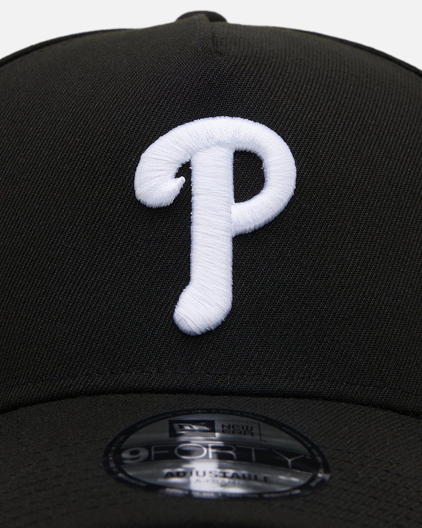 New Era Philadelphia Phillies 'Black' 9FORTY A-Frame Snapback Black/White