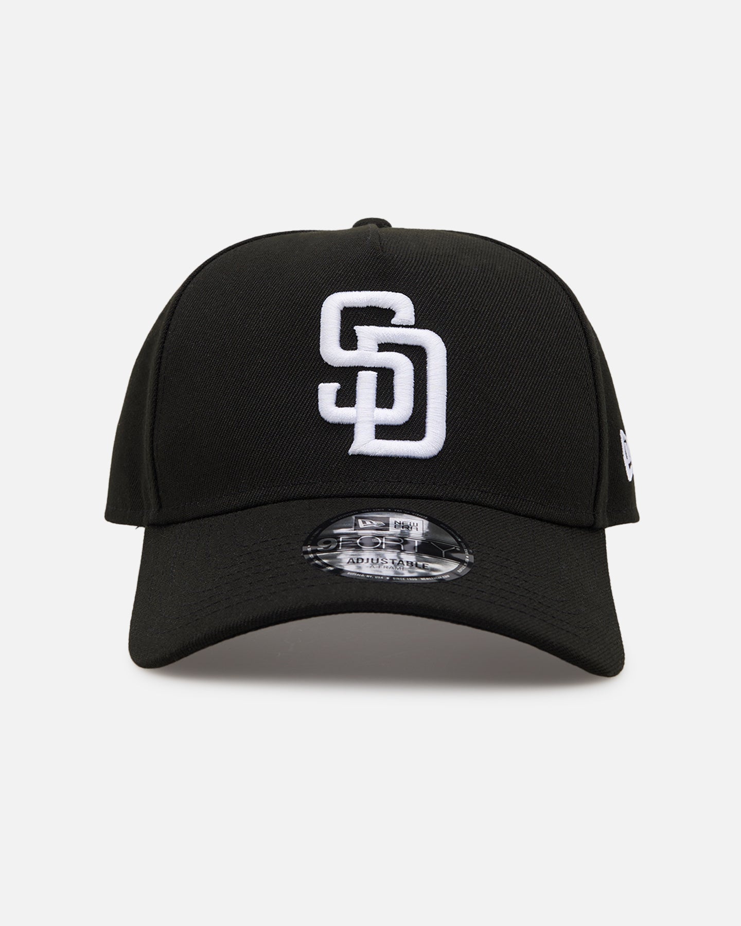 New Era San Diego Padres 'Black' 9FORTY A-Frame Snapback Black/White