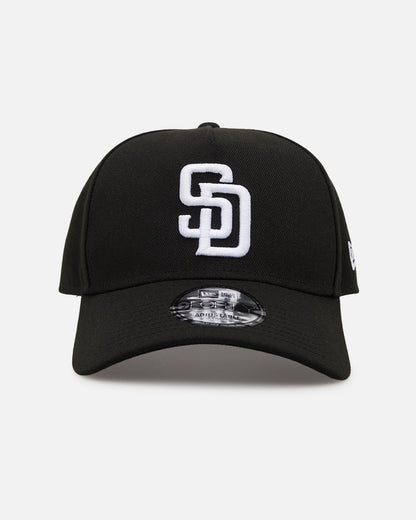 New Era San Diego Padres 'Black' 9FORTY A-Frame Snapback Black/White