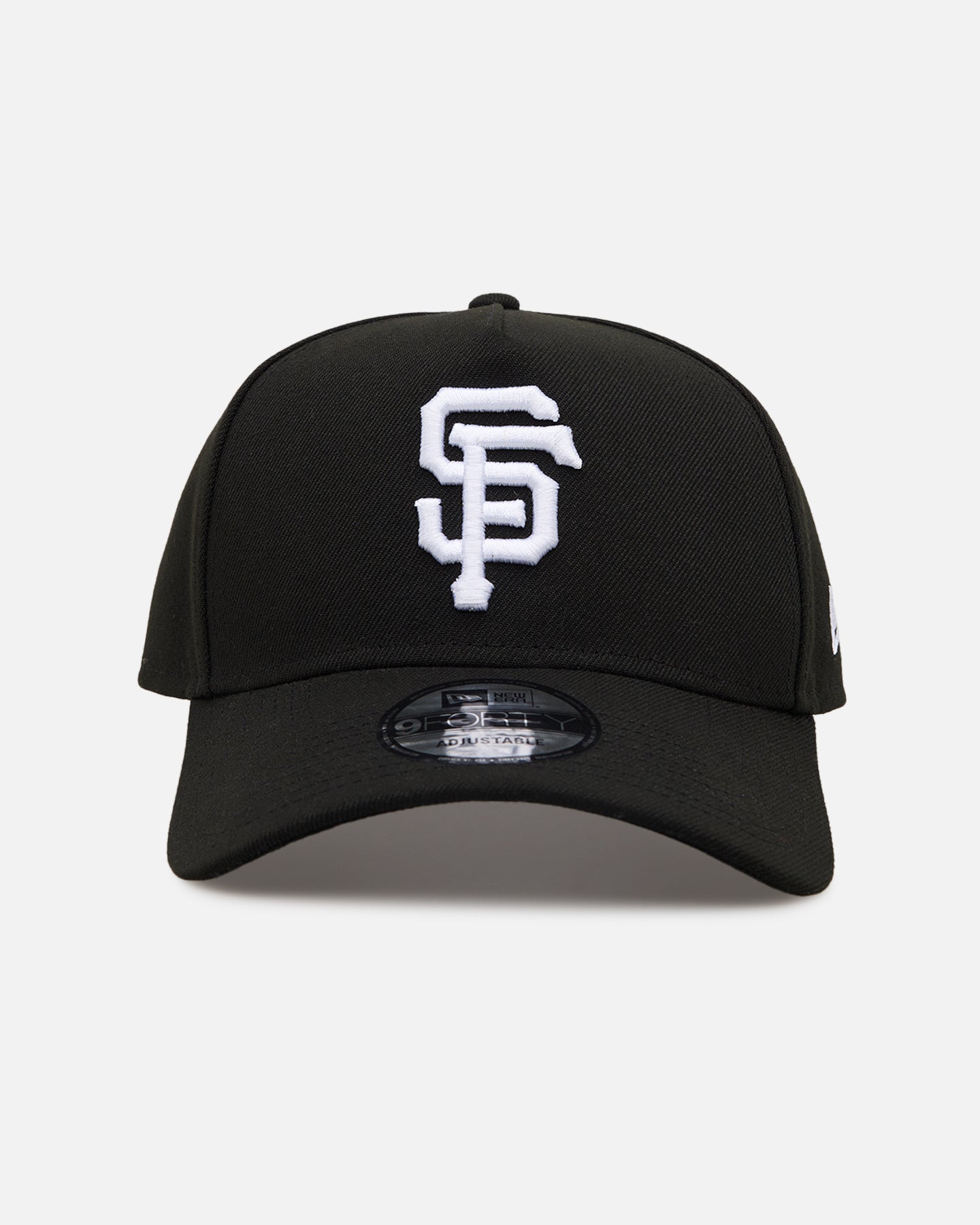New Era San Francisco Giants 'Black' 9FORTY A-Frame Snapback Black/White