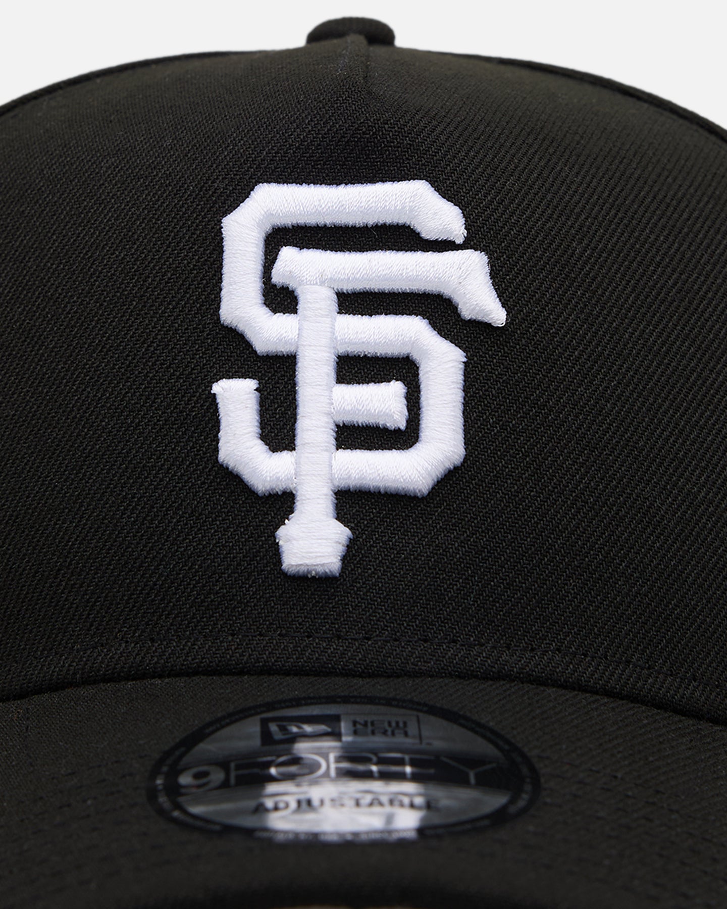 New Era San Francisco Giants 'Black' 9FORTY A-Frame Snapback Black/White