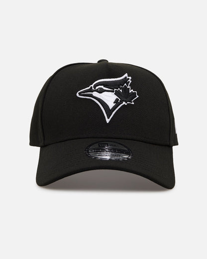New Era Toronto Blue Jays 'Black' 9FORTY A-Frame Snapback Black/White