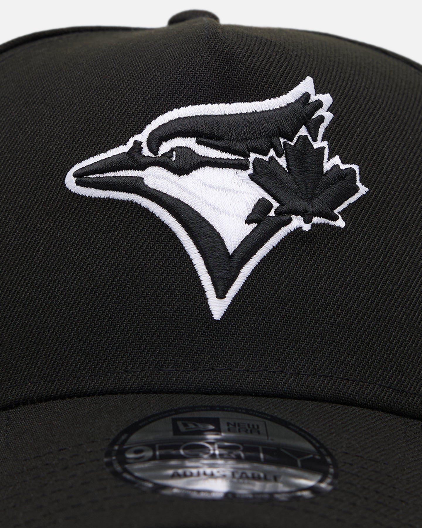 New Era Toronto Blue Jays 'Black' 9FORTY A-Frame Snapback Black/White