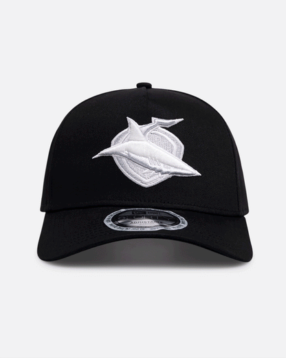 New Era Cronulla-Sutherland Sharks 'NRL Glow In The Dark' 9FORTY A-Frame Snapback Black