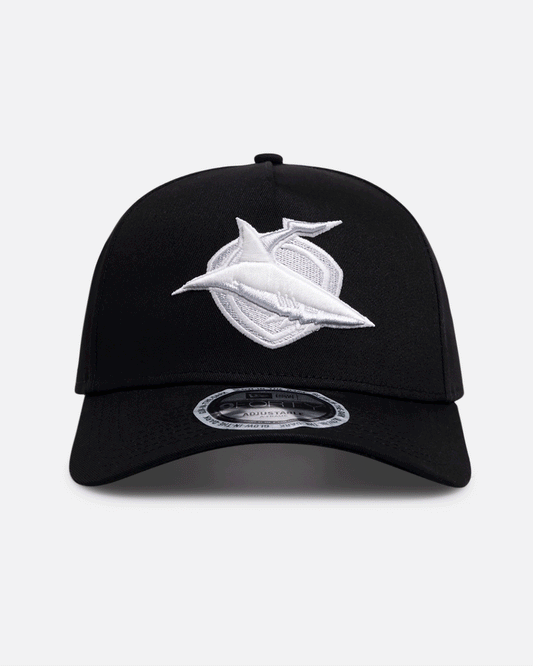 New Era Cronulla-Sutherland Sharks 'NRL Glow In The Dark' 9FORTY A-Frame Snapback Black