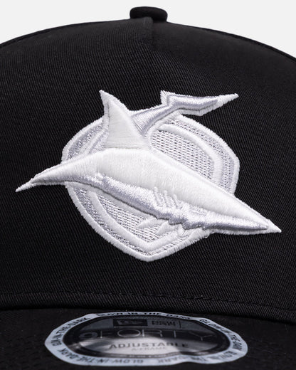 New Era Cronulla-Sutherland Sharks 'NRL Glow In The Dark' 9FORTY A-Frame Snapback Black