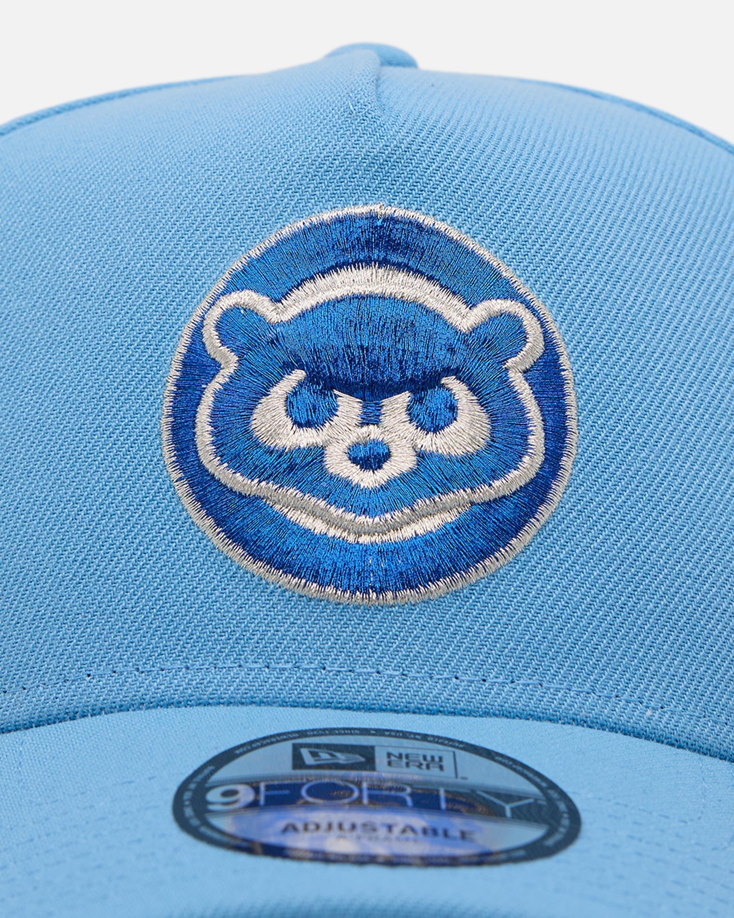 New Era Chicago Cubs 'Black Sky Blue' 9FORTY A-Frame Snapback Sky Blue