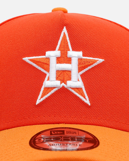 New Era Houston Astros 'Original Team Colours Two Toned' 9FORTY A-Frame Snapback Original Team Colours