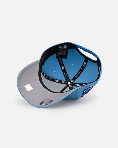 New Era New York Knicks 'Black Sky Blue' 9FORTY A-Frame Snapback Sky Blue