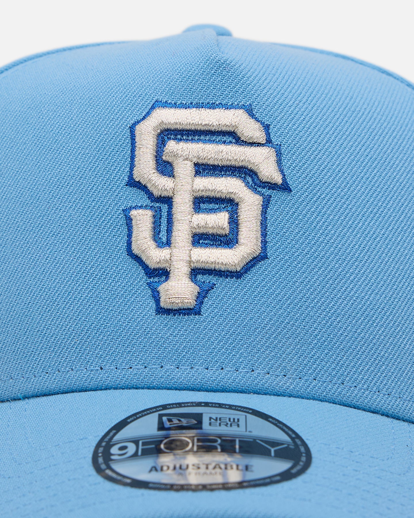 New Era San Francisco Giants 'Black Sky Blue' 9FORTY A-Frame Snapback Sky Blue
