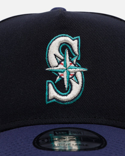 New Era Seattle Mariners 'Original Team Colours Two Toned' 9FORTY A-Frame Snapback Original Team Colours