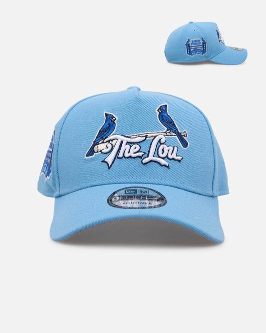 New Era St. Louis Cardinals 'Black Sky Blue' 9FORTY A-Frame Snapback Sky Blue