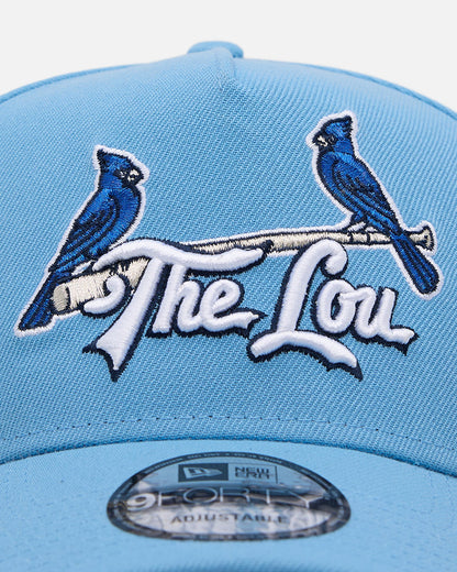 New Era St. Louis Cardinals 'Black Sky Blue' 9FORTY A-Frame Snapback Sky Blue