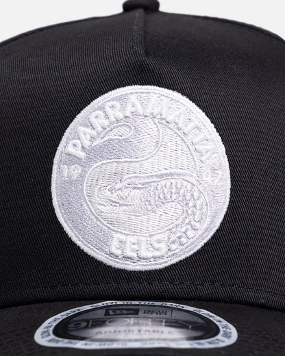 New Era Parramatta Eels 'NRL Glow In The Dark' 9FORTY A-Frame Snapback Black