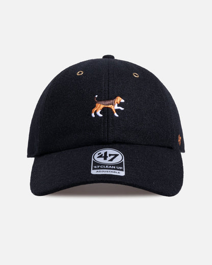 47 Brand Beagle Wool 47 Clean Up Strapback Black