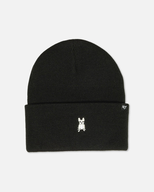 47 Brand French Bulldog 'Dog Collection' 47 Beanie Black