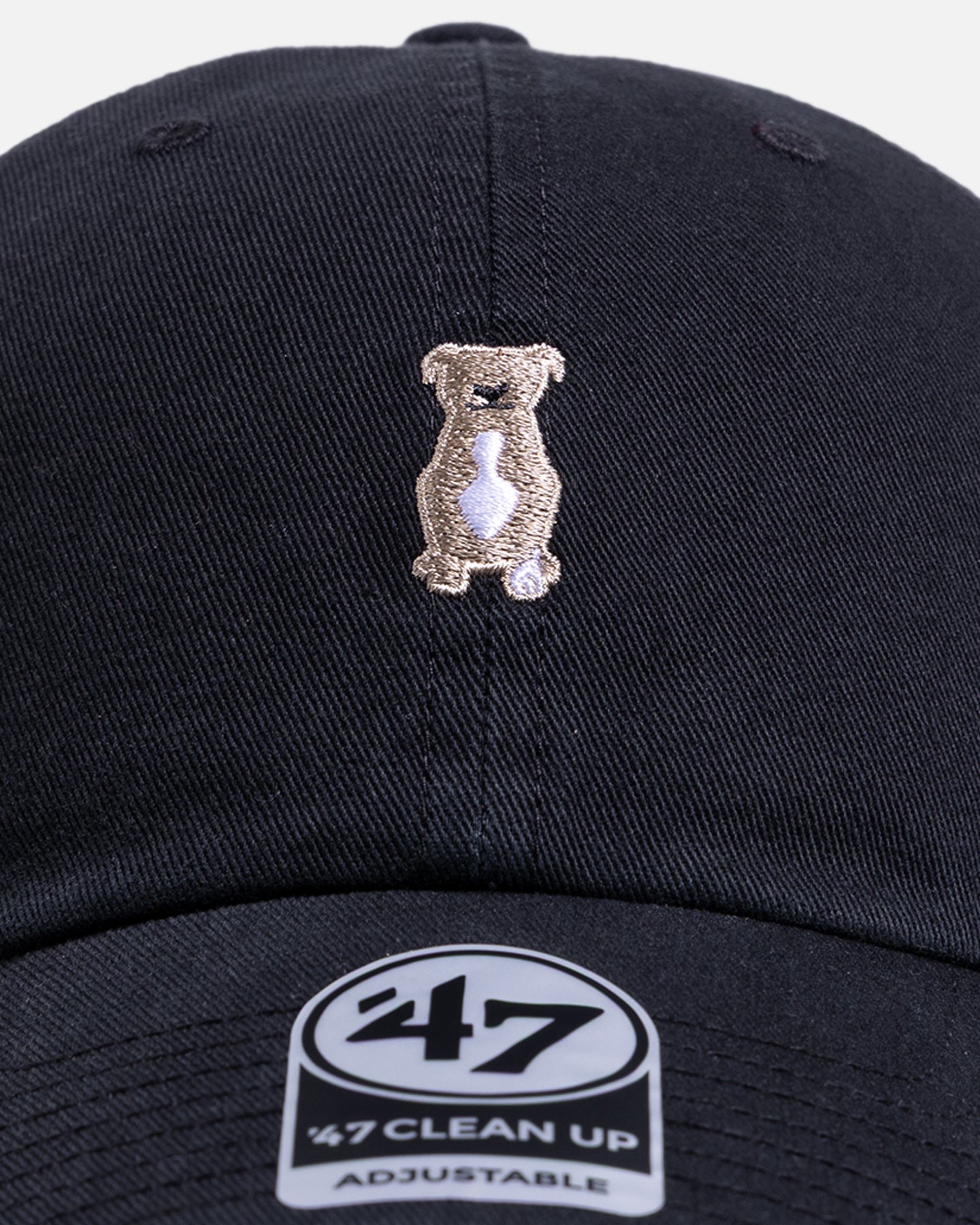 47 Brand Pitbull 'Dog Collection' 47 Clean Up Strapback Black