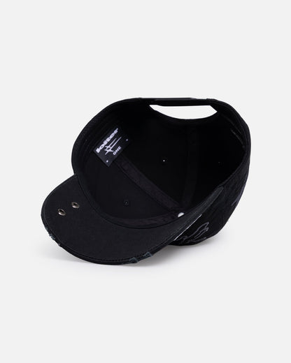 Loiter Destruction Snapback Black