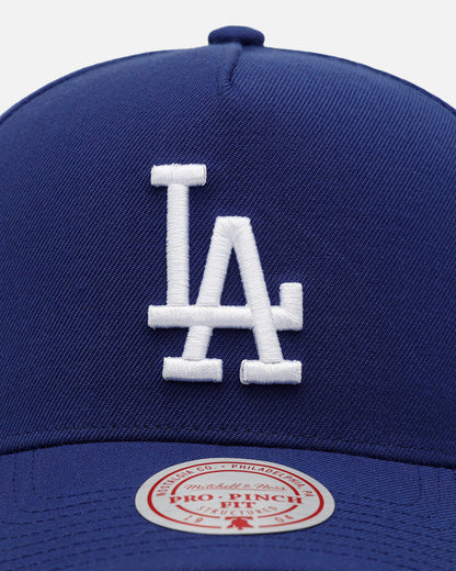 Mitchell & Ness Los Angeles Dodgers 'Pink Side Patch' Pro Pinch Snapback Official Team Color