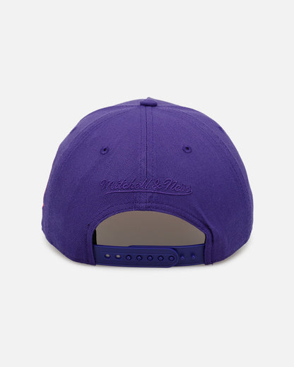 Mitchell & Ness Los Angeles Lakers 'Pink Side Patch' Pro Pinch Snapback Official Team Color