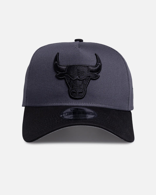 New Era Chicago Bulls 'Graphite Black' 9FORTY A-Frame Snapback Black/Grey
