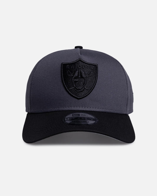 New Era Las Vegas Raiders 'Graphite Black' 9FORTY A-Frame Snapback Black/Grey