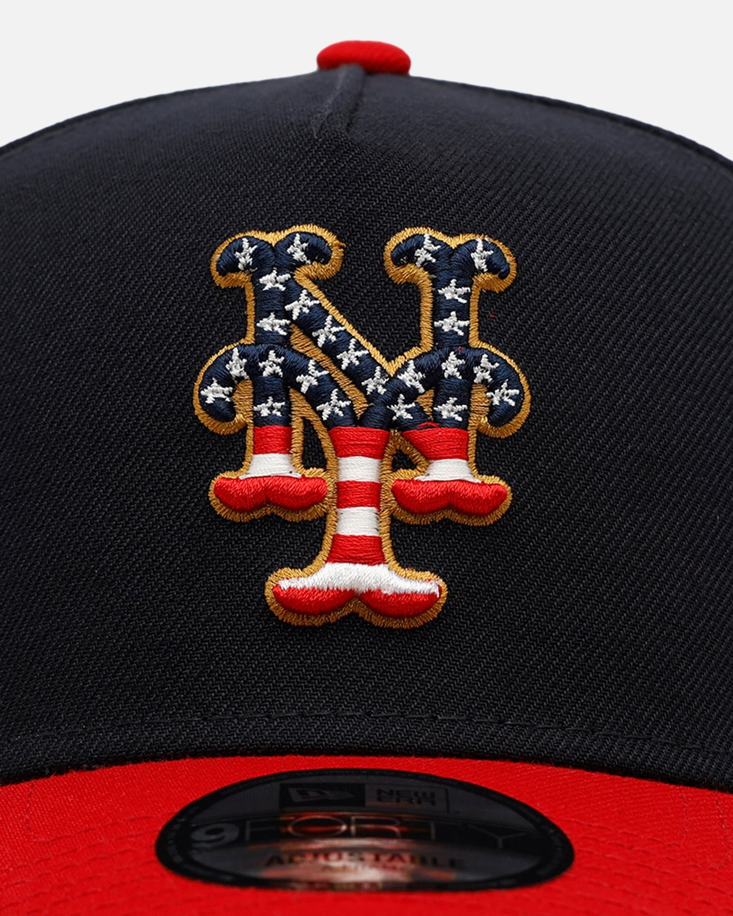 New Era New York Mets 'Forth Of July' 9FORTY A-Frame Snapback Navy/Red