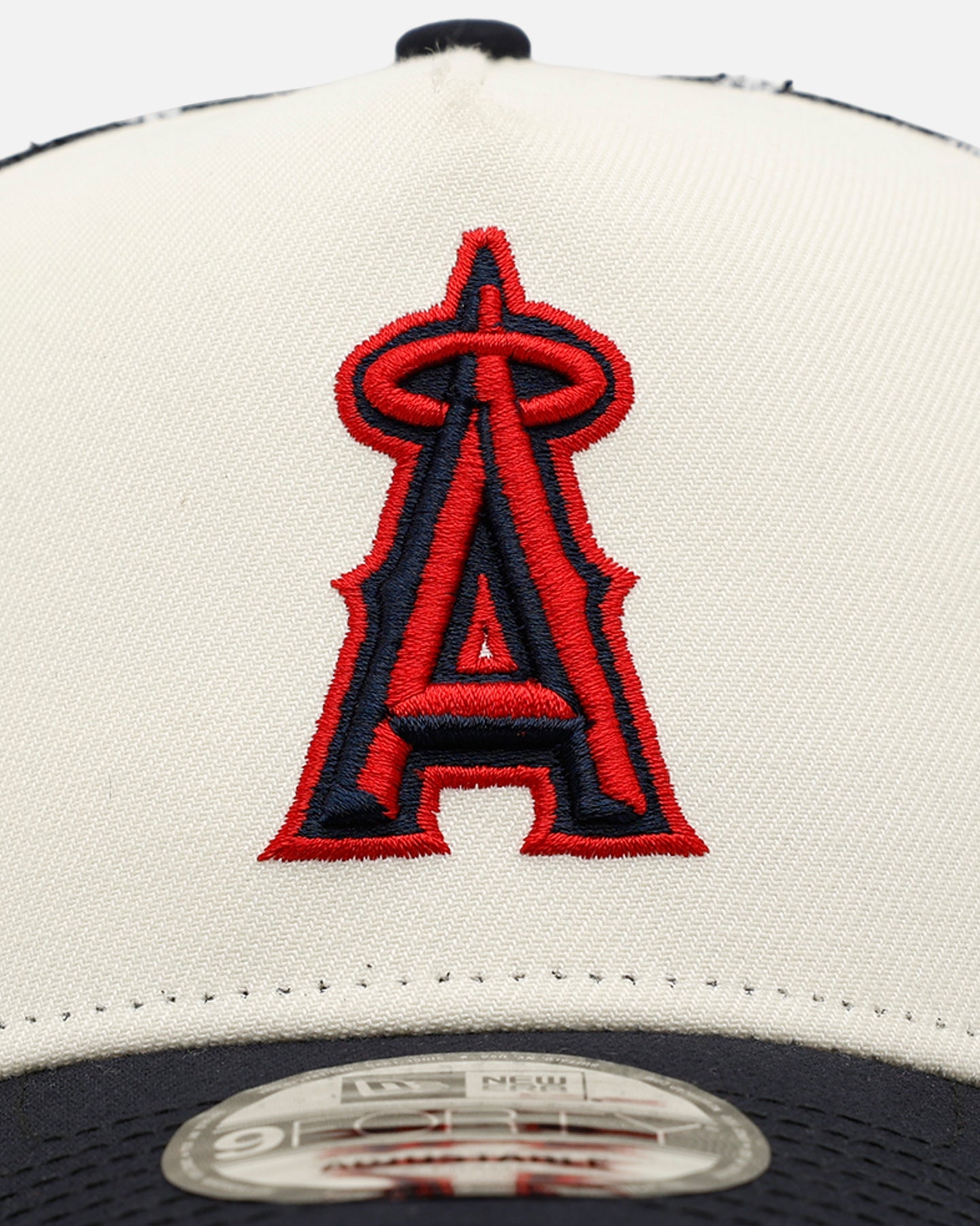 New Era Los Angeles Angels 'Forth Of July' 9FORTY A-Frame Snapback Chrome/Navy
