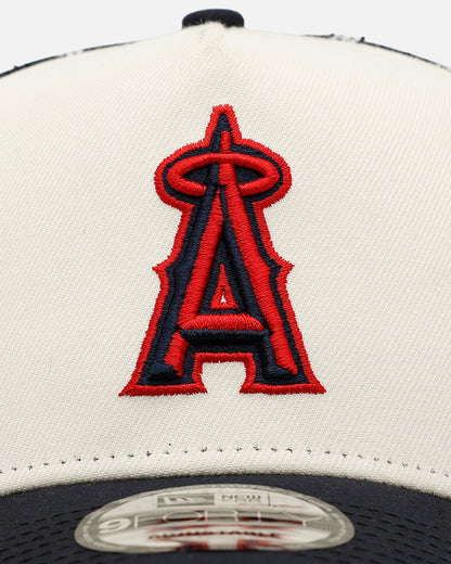 New Era Los Angeles Angels 'Forth Of July' 9FORTY A-Frame Snapback Chrome/Navy