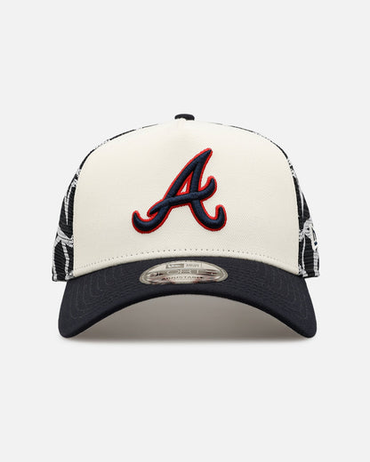 New Era Atlanta Braves 'Forth Of July' 9FORTY A-Frame Snapback Chrome/Navy