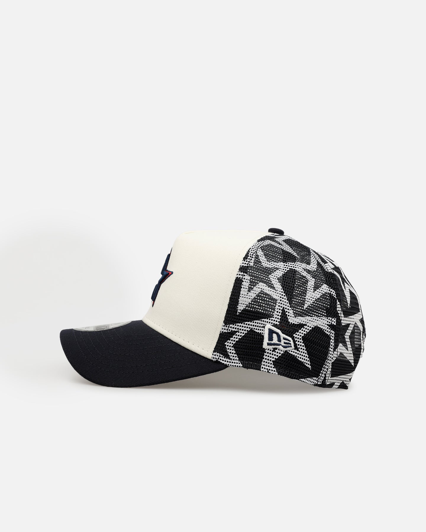 New Era Houston Astros 'Forth Of July' 9FORTY A-Frame Snapback Chrome/Navy