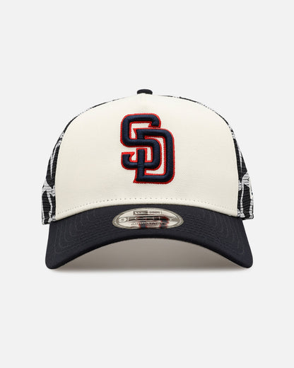 New Era San Diego Padres  'Forth Of July' 9FORTY A-Frame Snapback Chrome/Navy