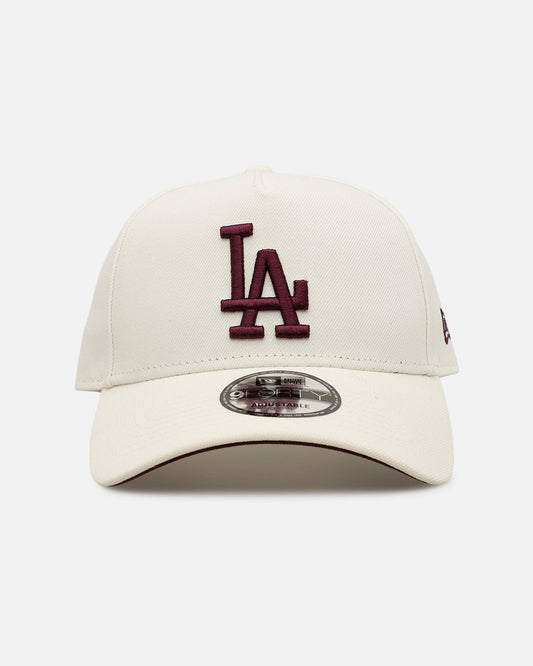 New Era Los Angeles Dodgers 'Too Clean 2.0' 9FORTY A-Frame Snapback Chrome/Maroon