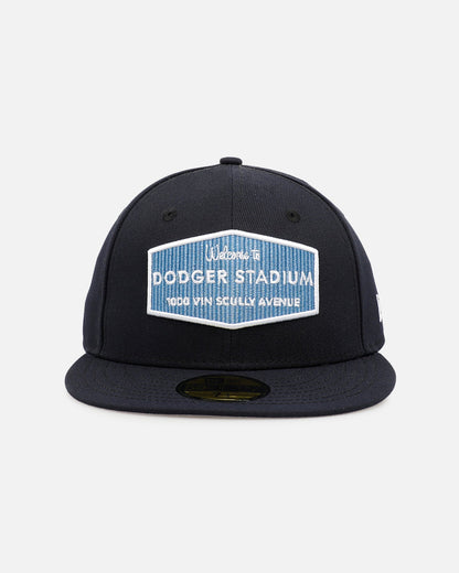 New Era Los Angeles Dodgers 'Welcome Sign' 59FIFTY Fitted Navy