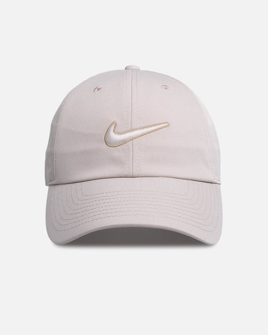 Nike Club Unstructured Swoosh Strapback Cap Cream