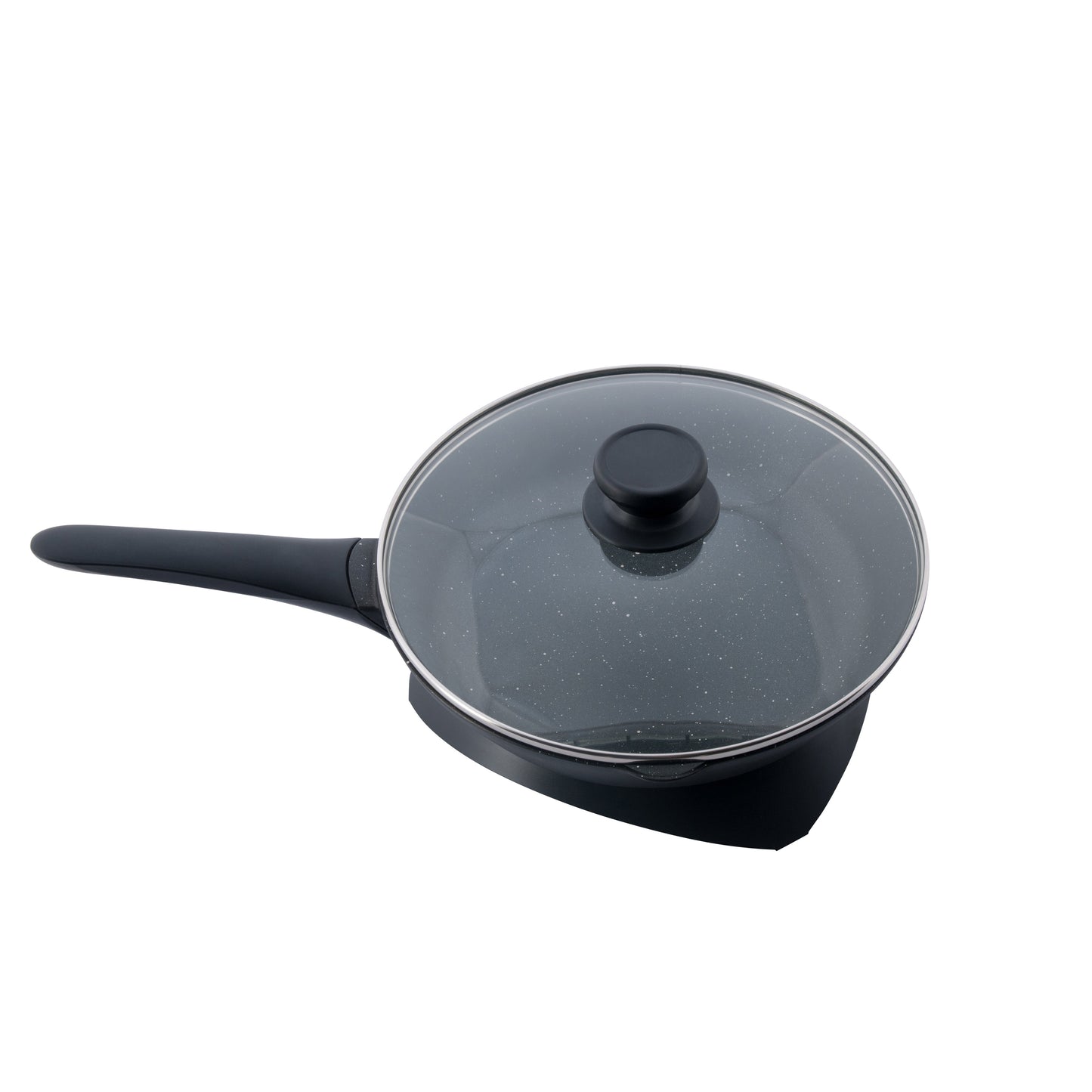 Westinghouse 26cm 1200W Non-Stick Electric Skillet with Glass Lid (Black)